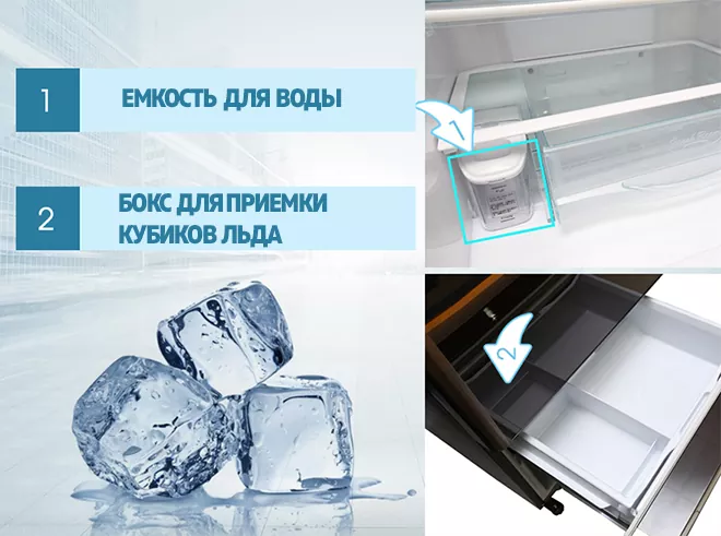 Подвижный лоток для льда